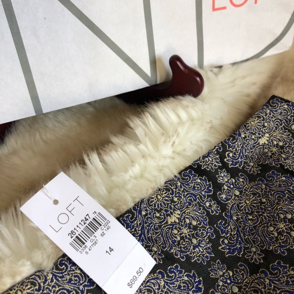 ANOTHER EXCLUSIVE LOFT/ANN TAYLOR Sz14 PRINT SKIRT - Picture 13 of 16